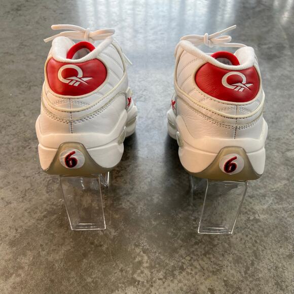 Reebok Question Mid Iverson Classic White Red Gold GX0230 Size 7.5 Men\'s Leather main image 5